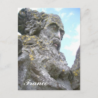 Une carte postal d'un joli statue briefkaart