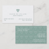 Une Fleur de Lis Visitekaartje (Voorkant / Achterkant)