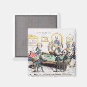 Une Partie de Billard au Cercle Imperial" Magneet (Voorkant / Achterkant)
