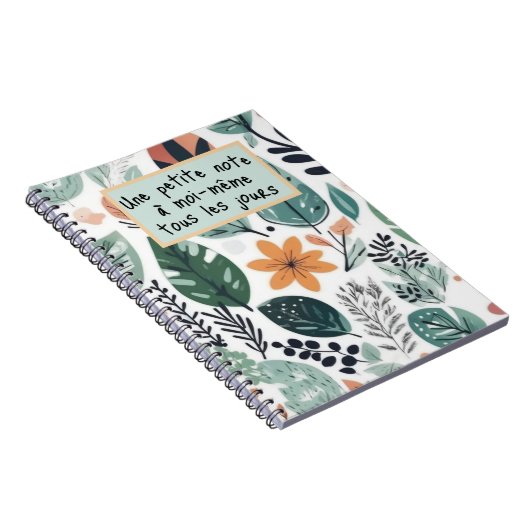 Une petite note à moi même...Spiraal Foto Notitieb Notitieboek (Rechterzijde)