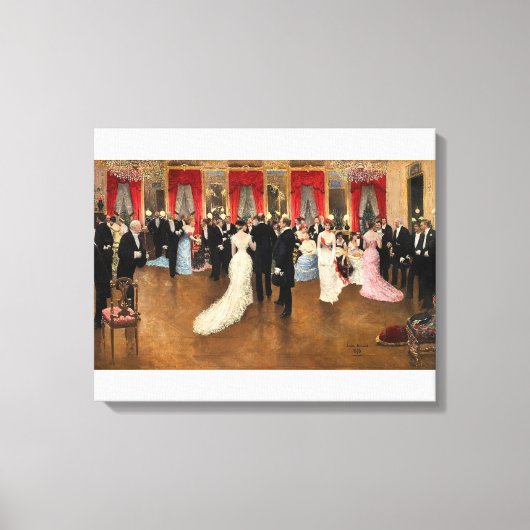 Une Soirée Canvas Afdruk (Voorkant)