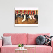 Une Soirée Canvas Afdruk (Insitu (Woonkamer))