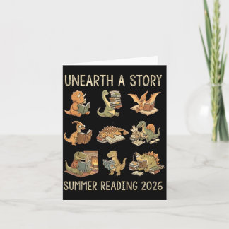 Unearth a Story Summer 2026 Dinosaur Reading Books Kaart