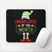 Unemployee Of The Month Funny Unemployed Christmas Muismat (Met muis)