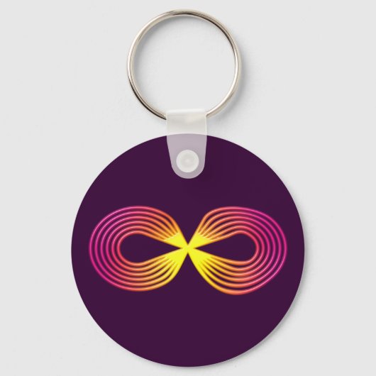 Unendlich Zeichen-gebarentschap Sleutelhanger (Voorkant)