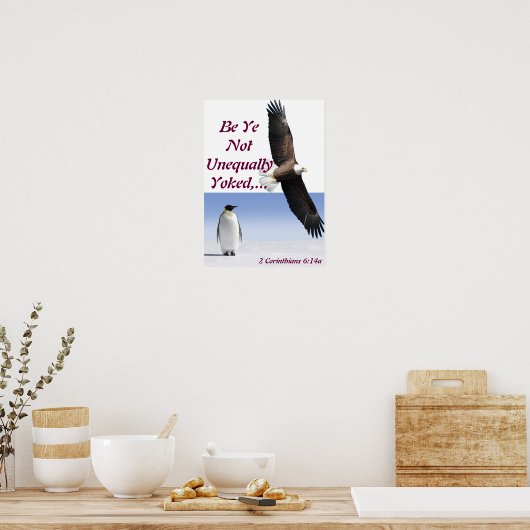 Unequally Yoked. Poster (Keuken)