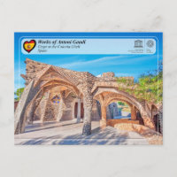 UNESCO - Antoni Gaud, Crypte in de Colonia Gell