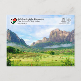 UNESCO - Atsinanana - Nationaal Park Andringitra Briefkaart