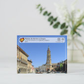 UNESCO Catedral del Salvador de Zaragoza (La Seo) Briefkaart (Staand voorkant)