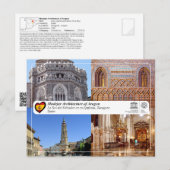 UNESCO Catedral del Salvador de Zaragoza (La Seo) Briefkaart (Voorkant / Achterkant)