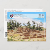 UNESCO - Chaco - Aztec Ruins National Monument Briefkaart (Voorkant / Achterkant)