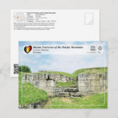 UNESCO - Dacische forten - Costesti - Blidaru Briefkaart (Voorkant / Achterkant)