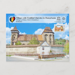 UNESCO - dorp Valea Viilor (Stamp Edition) P Briefkaart
