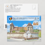 UNESCO - dorp Valea Viilor (Stamp Edition) P Briefkaart (Voorkant / Achterkant)