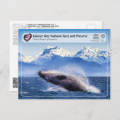 UNESCO: Glacier Bay National Park - Whale Spotting Briefkaart (Voorkant / Achterkant)