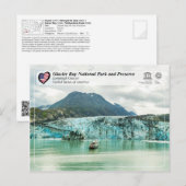UNESCO - Glacier Bay NP - Lamplugh Glacier Briefkaart (Voorkant / Achterkant)