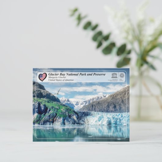 UNESCO - Glacier Bay NP - Margerie Glacier Briefkaart (Staand voorkant)