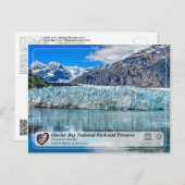UNESCO - Glacier Bay NP - Margerie Glacier Briefkaart (Voorkant / Achterkant)