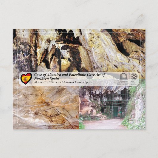 UNESCO - Grot van Las Monedas / Cueva de Las Moned Briefkaart (Voorkant)