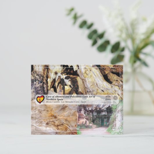 UNESCO - Grot van Las Monedas / Cueva de Las Moned Briefkaart (Staand voorkant)