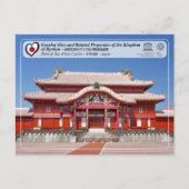 UNESCO - Gusuku - Sites - Shuri Castle Briefkaart (Voorkant)