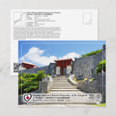 UNESCO - Gusuku - Sites - Shuri Castle Briefkaart (Voorkant / Achterkant)