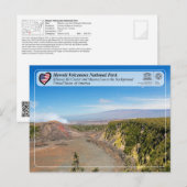 UNESCO - Hawaii Volcanoes - Mauna Loa en Kīlauea  Briefkaart (Voorkant / Achterkant)