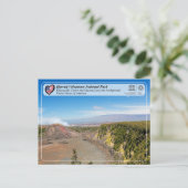 UNESCO - Hawaii Volcanoes - Mauna Loa en Kīlauea  Briefkaart (Staand voorkant)