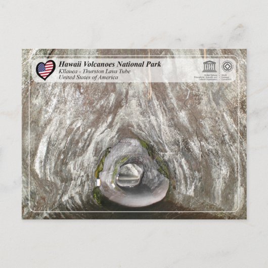 UNESCO - Hawaii Volcanoes NP - Kīlauea Briefkaart (Voorkant)