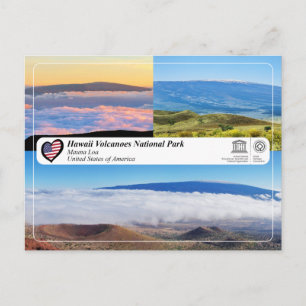 UNESCO - Hawaii Volcanoes NP - Mauna Loa Briefkaart