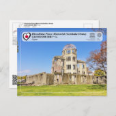 UNESCO - Herdenkingsmonument voor de vrede van Hir Briefkaart (Voorkant / Achterkant)