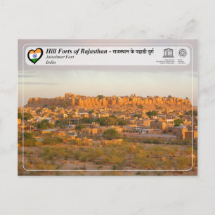 UNESCO - Hill Forts of Rajasthan - Jaisalmer Fort Briefkaart