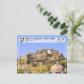 UNESCO, Hill Forts of Rajasthan - Kumbhalgarh Fort Briefkaart (Staand voorkant)