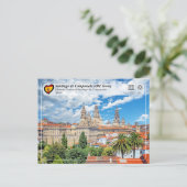 UNESCO Historisch Centrum van Santiago de Composte Briefkaart (Staand voorkant)