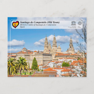 UNESCO Historisch Centrum van Santiago de Composte Briefkaart