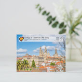 UNESCO Historisch Centrum van Santiago de Composte Briefkaart (Staand voorkant)