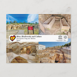 UNESCO, Ibiza/Eivissa, Necropolis Puig des Molins Briefkaart