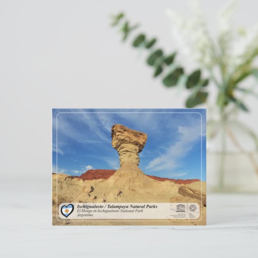 UNESCO - Ischigualasto / Talampaya Natural Parks Briefkaart (Staand voorkant)