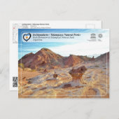 UNESCO - Ischigualasto / Talampaya Natural Parks Briefkaart (Voorkant / Achterkant)
