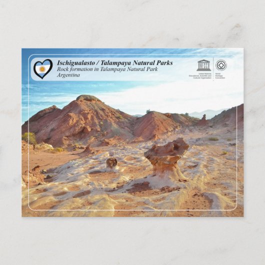 UNESCO - Ischigualasto / Talampaya Natural Parks Briefkaart (Voorkant)