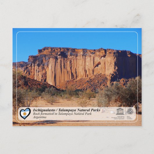 UNESCO - Ischigualasto / Talampaya Natural Parks Briefkaart (Voorkant)