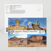 UNESCO - Ischigualasto / Talampaya Natural Parks Briefkaart (Voorkant / Achterkant)