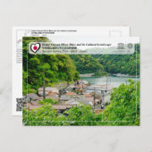 UNESCO - Iwami Silver Mine - de Haven van de Diens Briefkaart (Voorkant / Achterkant)