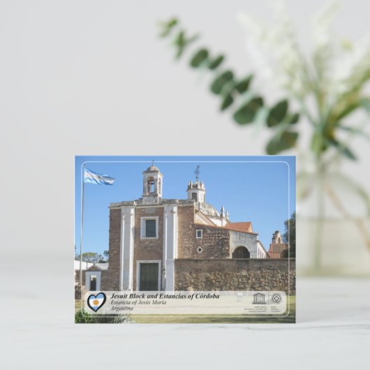 UNESCO - Jesuit Block en Estancias van Córdoba Briefkaart (Staand voorkant)