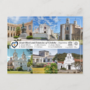 UNESCO - Jesuit Block en Estancias van Córdoba Briefkaart