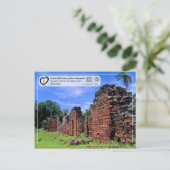 UNESCO - Jesuit-missies van de Garanis Briefkaart (Staand voorkant)