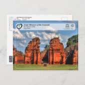 UNESCO - Jesuit-missies van de Garanis Briefkaart (Voorkant / Achterkant)