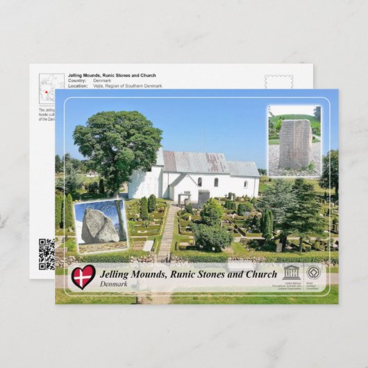 UNESCO - Kankerwonden, staarten en kerken Briefkaart (Voorkant / Achterkant)