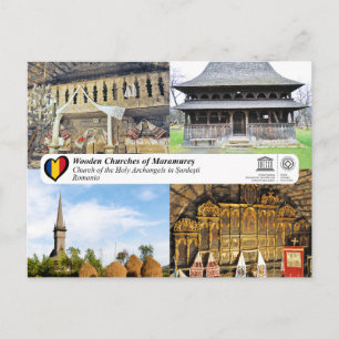UNESCO Kerk van de Heilige Aartsengelen in Surdest Briefkaart