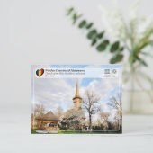 UNESCO - Kerk van de Heilige Paraskeva in Desesti Briefkaart (Staand voorkant)